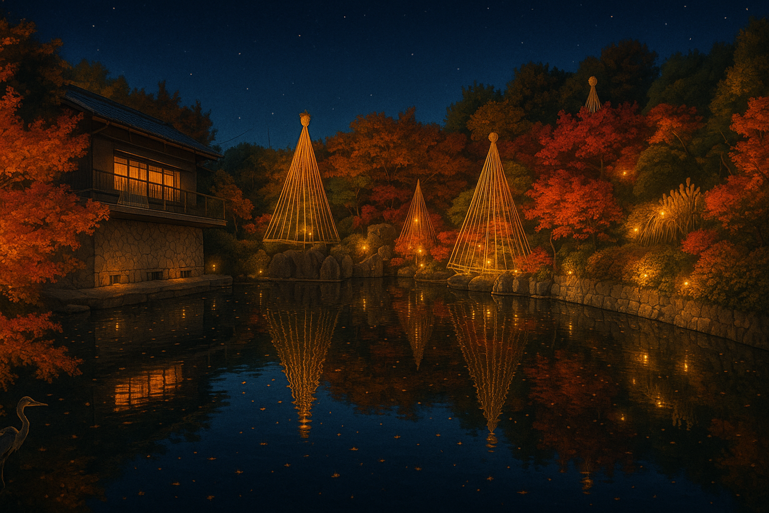 【キャンセル待ち分】【Because, × 目白庭園】11月23日開催！秋の夜長、ライトアップされた特別な空間でワインを楽しむ一夜